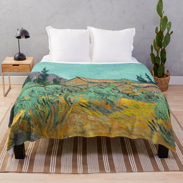 Item preview, Wooden Cabins among the Olive Trees Van Gogh designed and sold by Glimmersmith.