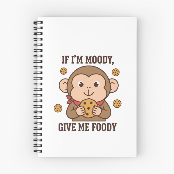 Item preview, Funny Moody Monkey Foodie Quote Cartoon designed and sold by k3rstman1.