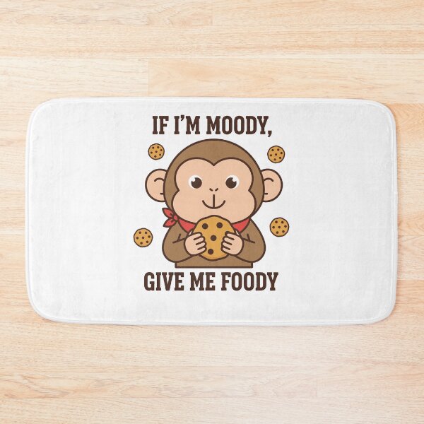 Item preview, Funny Moody Monkey Foodie Quote Cartoon designed and sold by k3rstman1.