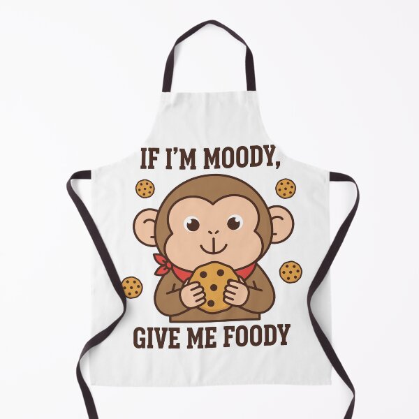 Item preview, Funny Moody Monkey Foodie Quote Cartoon designed and sold by k3rstman1.