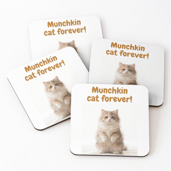 Item preview, Munchkin Cat Forever! Cute Fluffy Cat designed and sold by ValhallaFantasy.