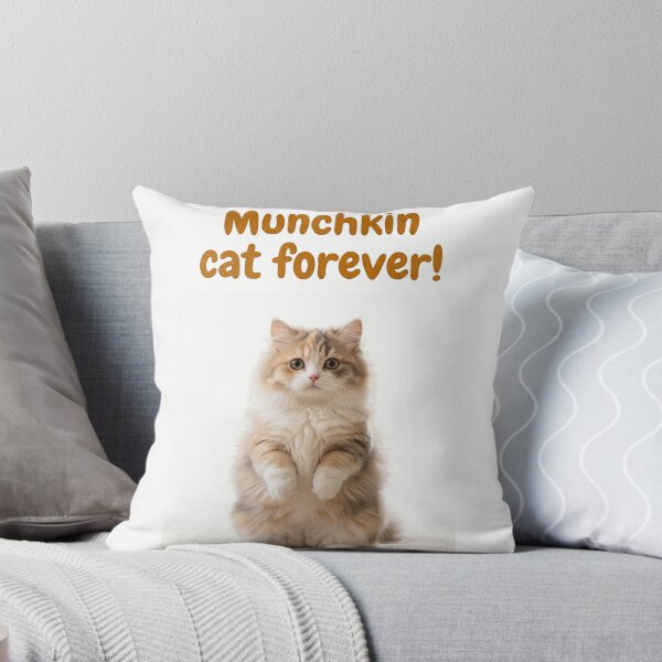 Item preview, Munchkin Cat Forever! Cute Fluffy Cat designed and sold by ValhallaFantasy.
