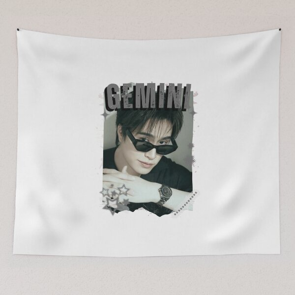 Item preview, Gemini (Norawit Titicharoenrak) Thailand Actor Thai drama Entertainment Collage Digital Art Portrait designed and sold by AJUNICE STUDIO.