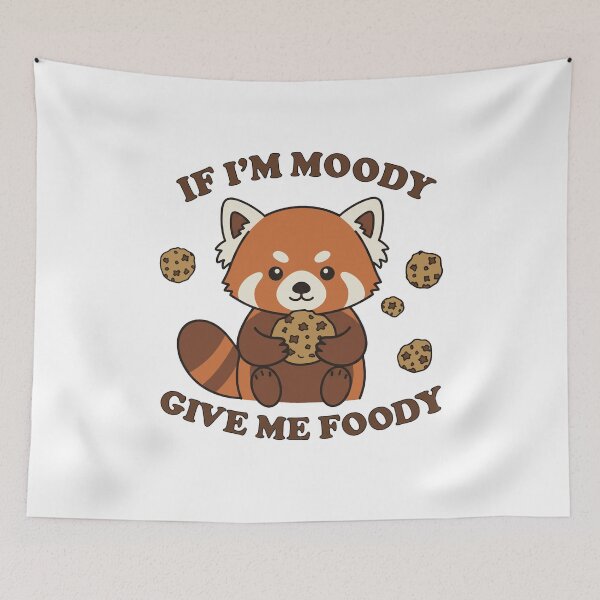 Item preview, Kawaii Red Panda Moody Foody Cookie Lover designed and sold by k3rstman1.