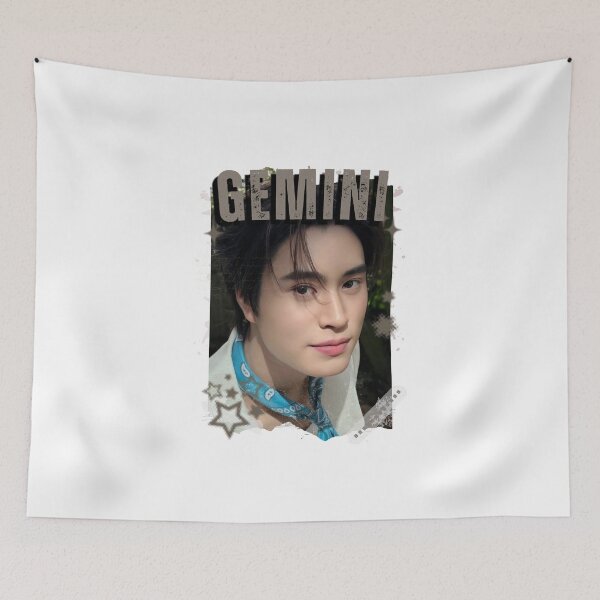 Item preview, Gemini (Norawit Titicharoenrak) Thailand Actor Thai drama Entertainment Collage Digital Art Portrait designed and sold by AJUNICE STUDIO.