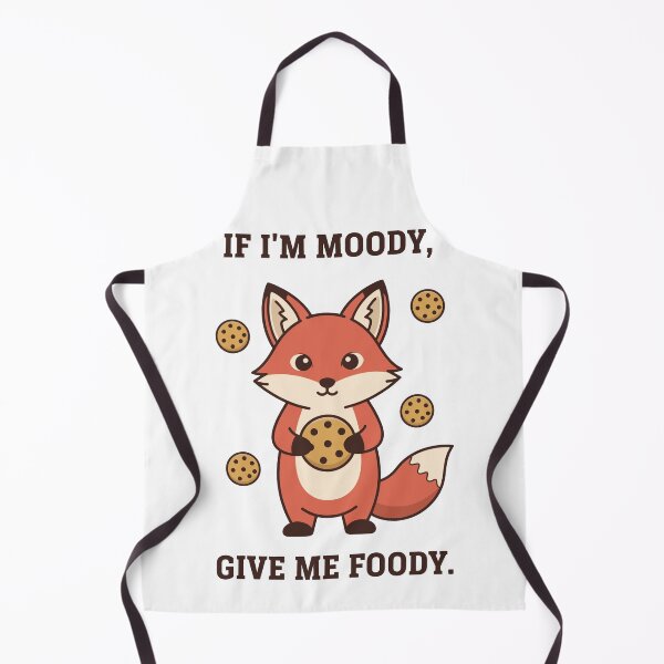 Item preview, Funny Kawaii Fox Moody Foody Cookie Humor designed and sold by k3rstman1.