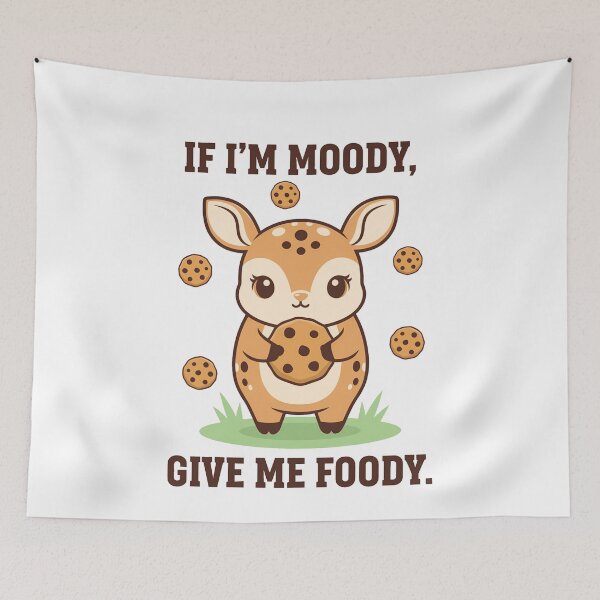 Item preview, Cute Kawaii Fawn Deer Moody Foody Cookie designed and sold by k3rstman1.