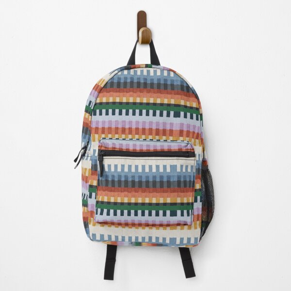 Item preview, Colorful Woven Stripe Pattern Rug Texture – Modern Geometric Textile Design designed and sold by Timegraf.