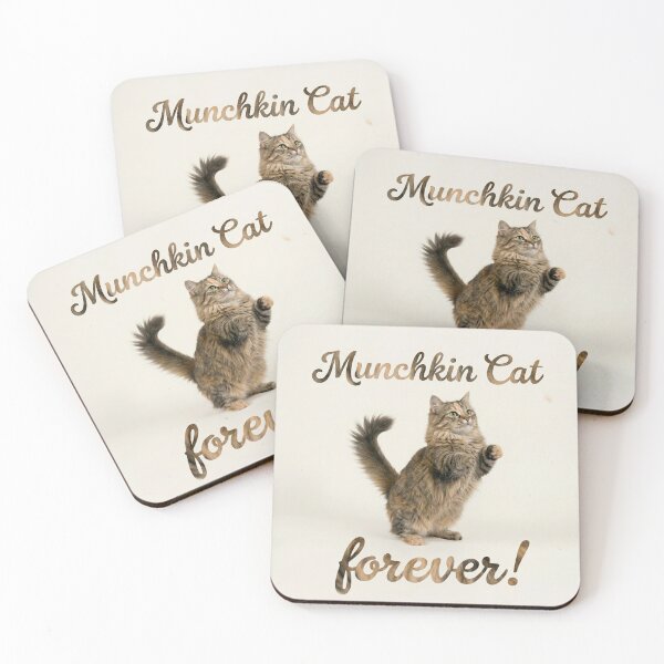 Item preview, Munchkin Cat Forever! Cute Fluffy Standing Cat designed and sold by ValhallaFantasy.