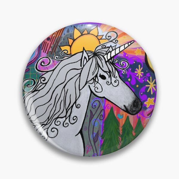 Item preview, whimsical unicorn designed and sold by abbigailgray.