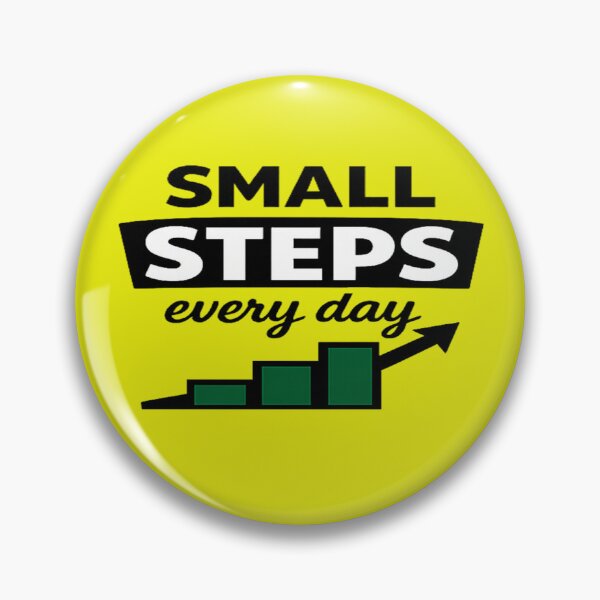 Item preview, Small Steps Every Day – Minimalist Motivational Quote Design designed and sold by DesignHouse07.