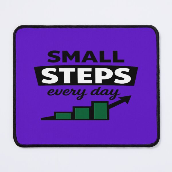 Item preview, Small Steps Every Day – Minimalist Motivational Quote Design designed and sold by DesignHouse07.