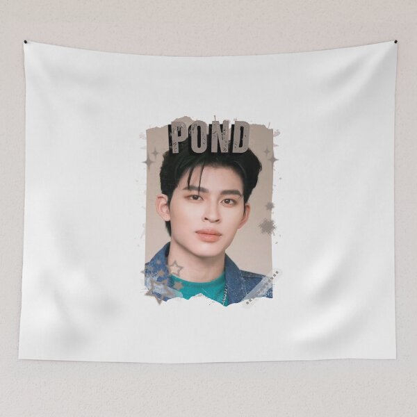 Item preview, Pond (Naravit Lertratkosum) Thailand Actor Thai drama Entertainment Collage Digital Art Portrait designed and sold by AJUNICE STUDIO.