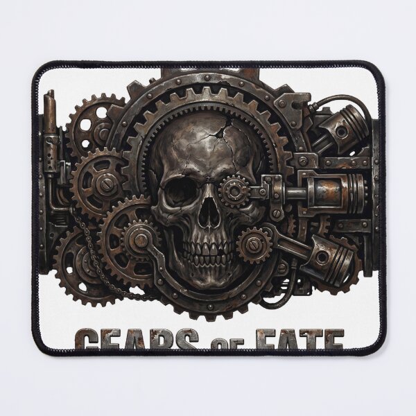 Item preview, Grimdark Gothic Industrial Skull Gears Fate designed and sold by ModMotiff.
