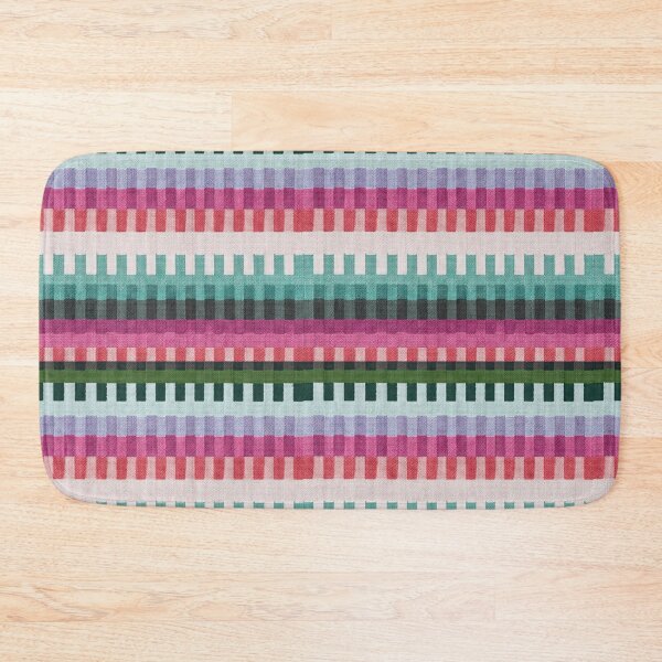 Item preview, Colorful Woven Stripe Pattern Rug Texture – Modern Geometric Textile Design designed and sold by Timegraf.