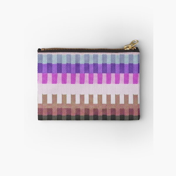 Aperçu de l'œuvre Colorful Woven Stripe Pattern Rug Texture – Modern Geometric Textile Design créée et vendue par Timegraf.