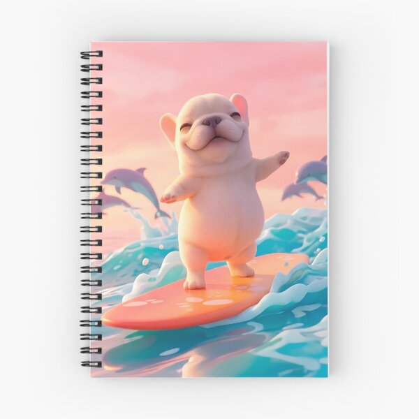 Item preview, Cute Pibble Surf designed and sold by cinnamonplay.