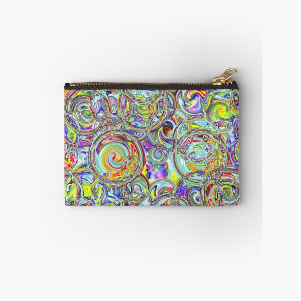 Item preview, Mixed Cyan & Yellow Hydrangea Fractal Circles designed and sold by SXW Designs.