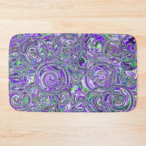 Item preview, Purple & Green Hydrangea Fractal Circles designed and sold by SXW Designs.