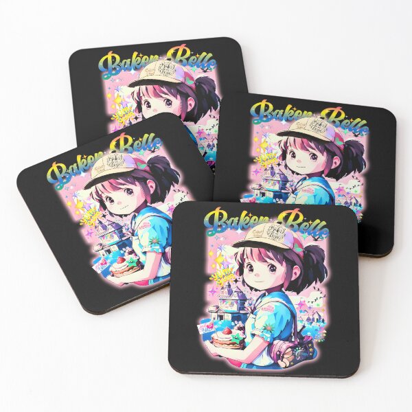 Item preview, Kawaii Anime Baker Belle: Village Pastry Chef Art designed and sold by AXENT Designs.