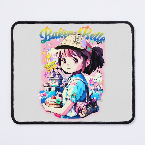 Item preview, Kawaii Anime Baker Belle: Village Pastry Chef Art designed and sold by AXENT Designs.