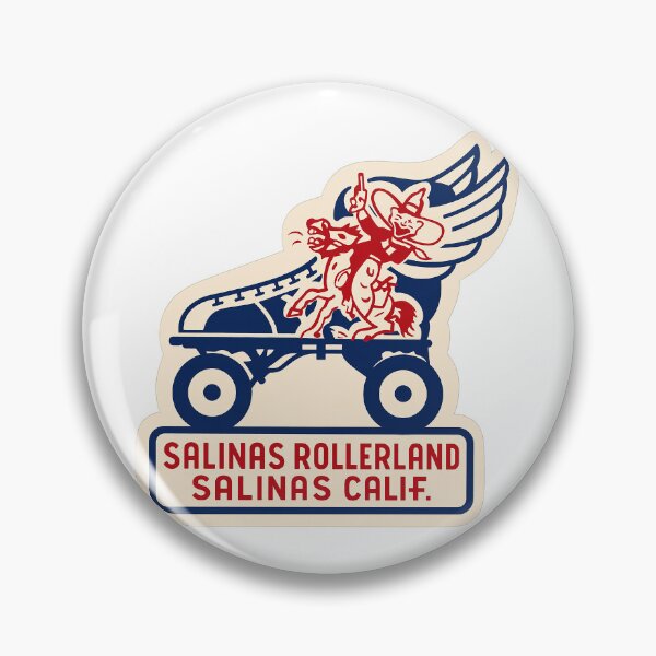 Item preview, Salinas Rollerland Salinas California Roller Skating Rink Sticker Decal Label designed and sold by tislord.