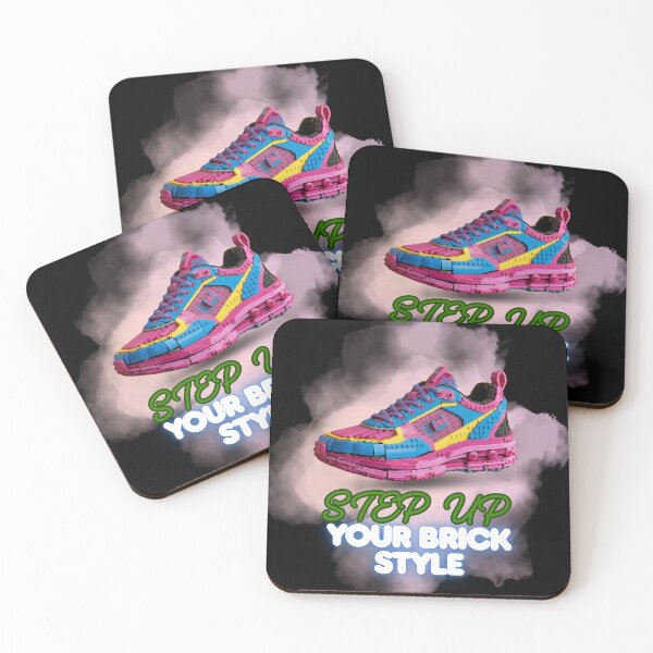 Item preview, Step Up Your Brick Style - Retro Block Sneaker Art designed and sold by SlavicKemp.