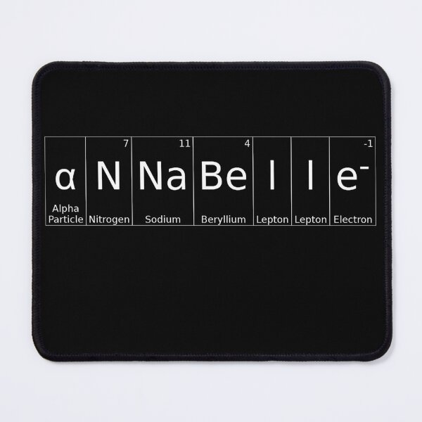 Item preview, ANNABELLE - ✨ ELEMENTS & PARTICLES NAME SERIES ✨- for darker background designed and sold by WheelieGdArt.