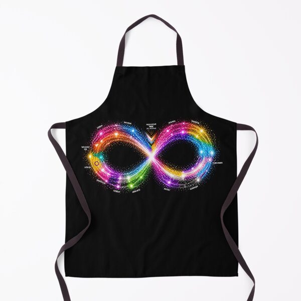 Item preview, SUPPORTING OUR COMMUNITY – STREAKS OF PRIDE ⚡✨ – INFINITY BURST EDITION - Full Community Infinity (multi-identity flagship) - black background designed and sold by WheelieGdArt.