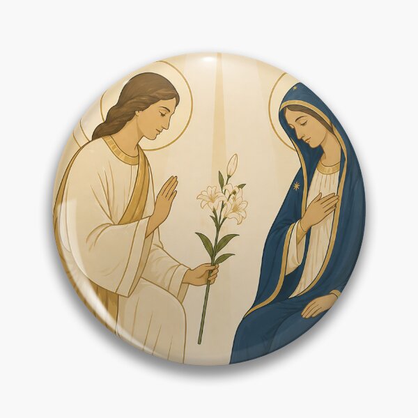 Item preview, The Annunciation - Virgin Mary and Angel Gabriel designed and sold by Benja & Co..
