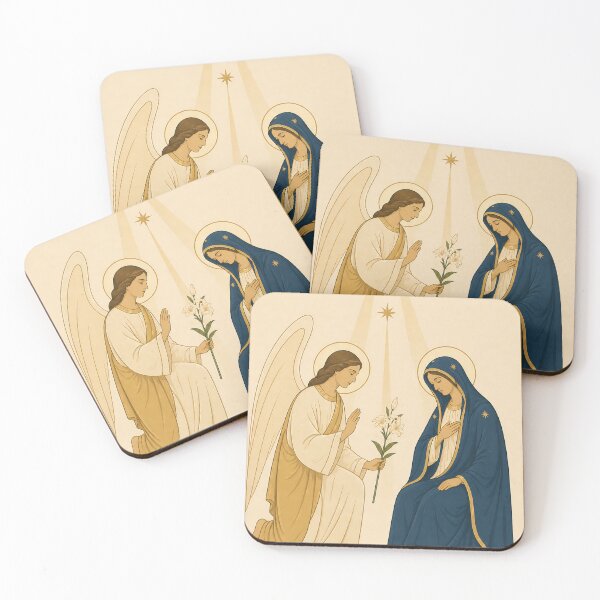 Item preview, The Annunciation - Virgin Mary and Angel Gabriel designed and sold by Benja & Co..