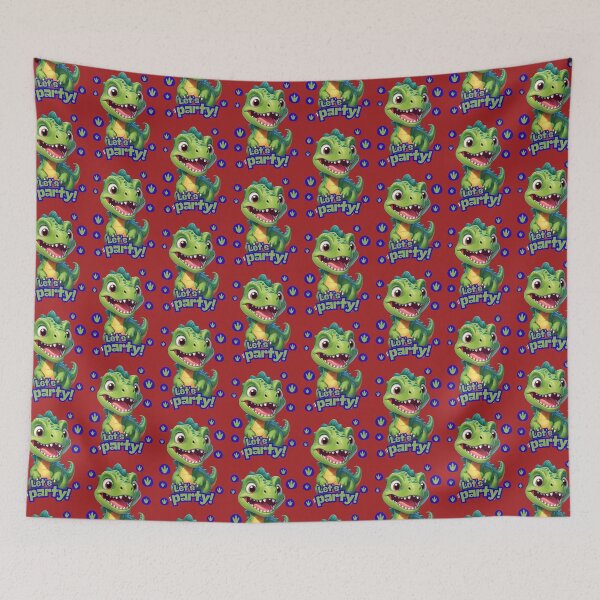 Item preview, dinosaur LET´S PARTY designed and sold by KIDS-PRINTS.