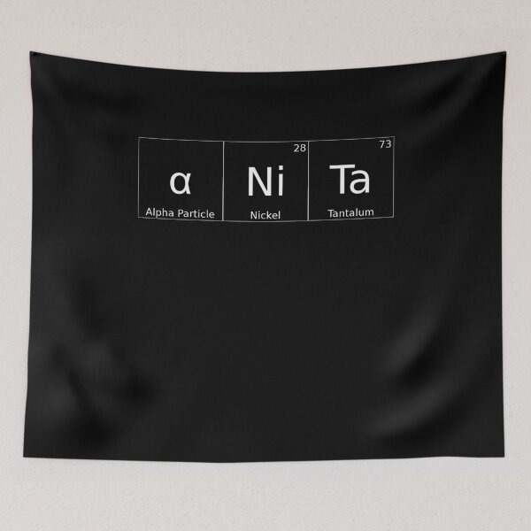 Item preview, ANITA - ✨ ELEMENTS & PARTICLES NAME SERIES ✨- for darker background designed and sold by WheelieGdArt.