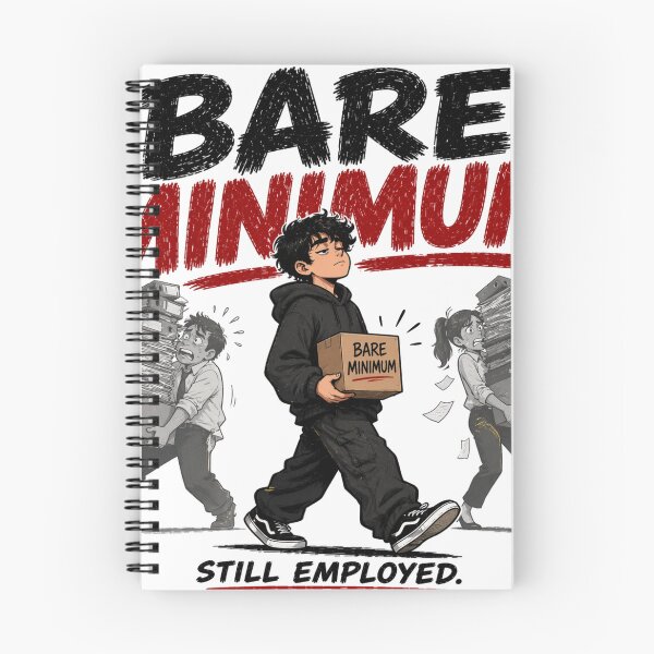 Item preview, Bare Minimum Still Employed Workplace Humor Design designed and sold by HNLYapparel.