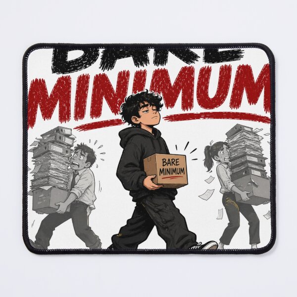 Item preview, Bare Minimum Still Employed Workplace Humor Design designed and sold by HNLYapparel.