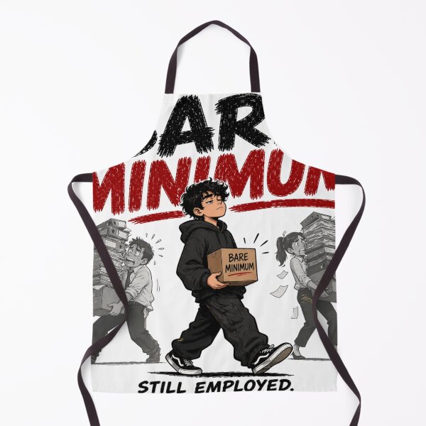 Item preview, Bare Minimum Still Employed Workplace Humor Design designed and sold by HNLYapparel.