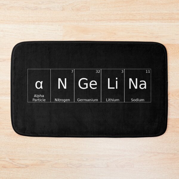 Item preview, ANGELINA - ✨ ELEMENTS & PARTICLES NAME SERIES ✨- for darker background designed and sold by WheelieGdArt.