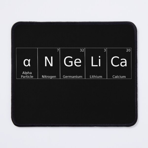 Item preview, ANGELICA - ✨ ELEMENTS & PARTICLES NAME SERIES ✨- for darker background designed and sold by WheelieGdArt.