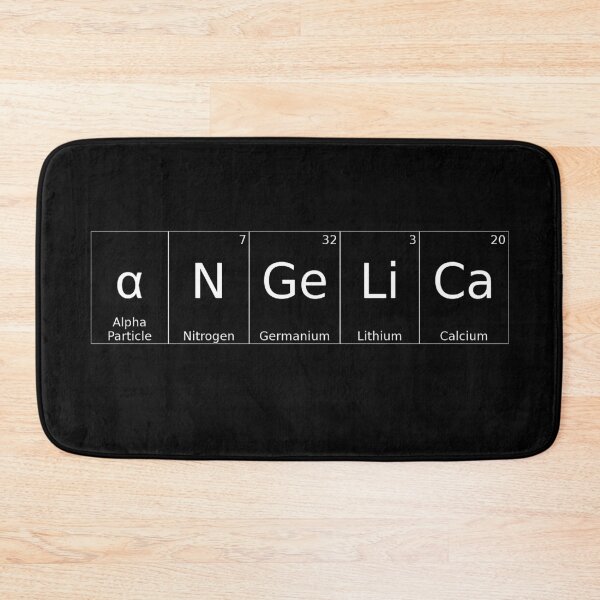 Item preview, ANGELICA - ✨ ELEMENTS & PARTICLES NAME SERIES ✨- for darker background designed and sold by WheelieGdArt.