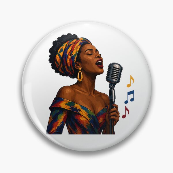 Item preview, Harlem Jazz Singer Cultural Music Art designed and sold by Myra365Art.