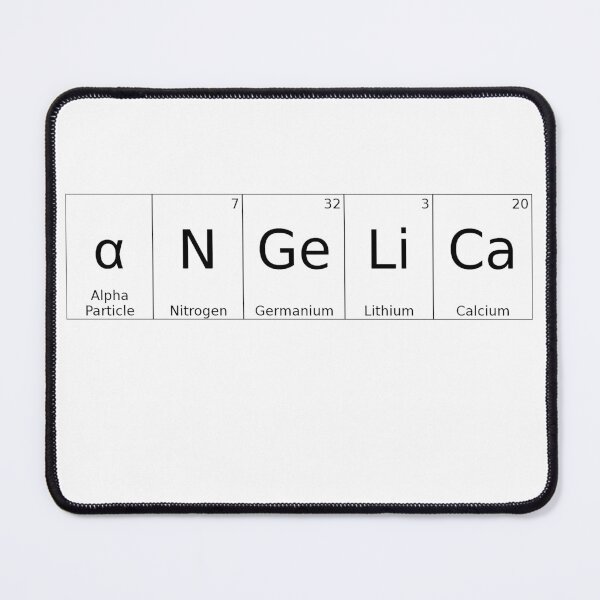 Item preview, ANGELICA - ✨ ELEMENTS & PARTICLES NAME SERIES ✨- for lighter background designed and sold by WheelieGdArt.