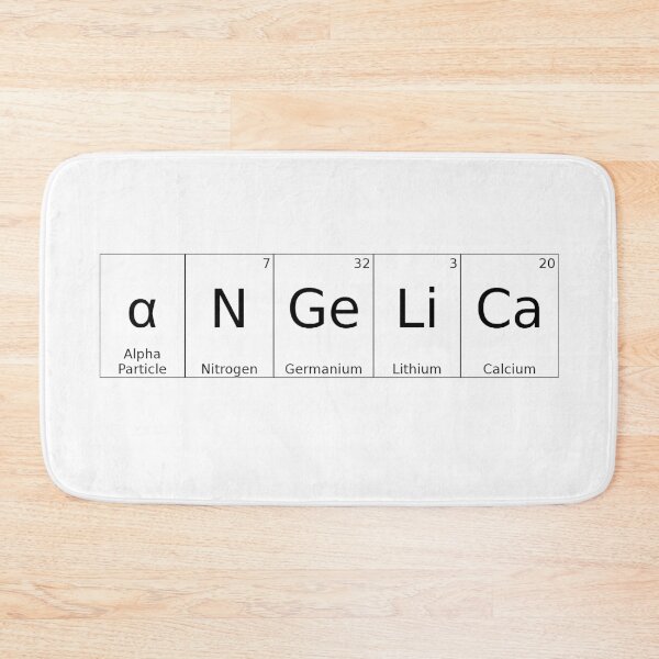 Item preview, ANGELICA - ✨ ELEMENTS & PARTICLES NAME SERIES ✨- for lighter background designed and sold by WheelieGdArt.