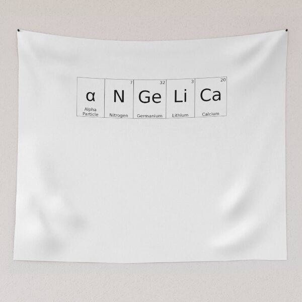 Item preview, ANGELICA - ✨ ELEMENTS & PARTICLES NAME SERIES ✨- for lighter background designed and sold by WheelieGdArt.