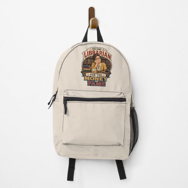 Item preview, I Became a Librarian for the Money and Fame Librarian Humor designed and sold by Ora-kuro.
