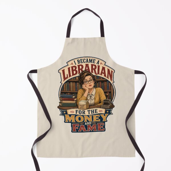 Item preview, I Became a Librarian for the Money and Fame Librarian Humor designed and sold by Ora-kuro.