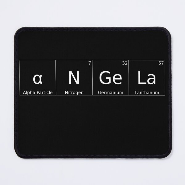 Item preview, ANGELA - ✨ ELEMENTS & PARTICLES NAME SERIES ✨- for darker background designed and sold by WheelieGdArt.