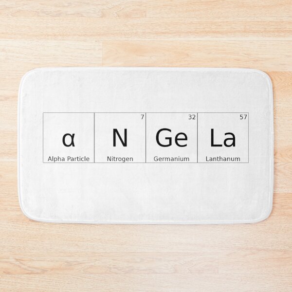 Item preview, ANGELA - ✨ ELEMENTS & PARTICLES NAME SERIES ✨- for lighter background designed and sold by WheelieGdArt.