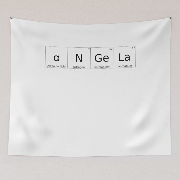 Item preview, ANGELA - ✨ ELEMENTS & PARTICLES NAME SERIES ✨- for lighter background designed and sold by WheelieGdArt.