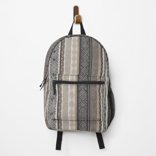 Item preview, Earth Tone Ethnic Tribal Geometric Vertical Stripe Pattern designed and sold by A1DesignMinimal.
