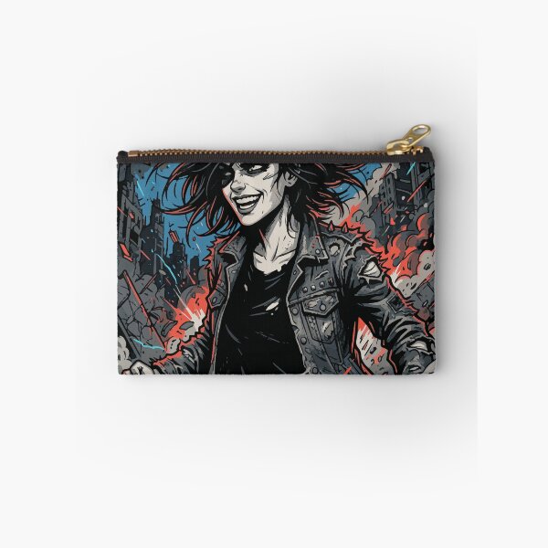 Item preview, Controlled Chaos Punk Girl | Rebel Streetwear Graphic | Grunge Urban Destruction Art designed and sold by AmazingEG.